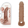 REALROCK 8'' Realistic Penis Extender with Rings - Tan
